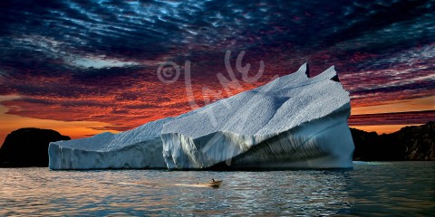 Twillingate, iceberg sunset